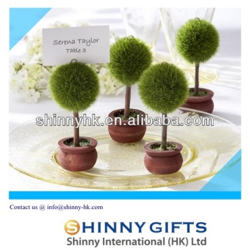 Topiary tree Place Card Holders wedding tableware
