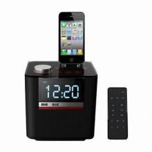 New Music Speaker Player for iPhone/iPad/iTouch/iPod, with Alarm/Charging Function, CE/RoHS/MFI