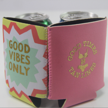 Fashion Printing Neoprene Foam Folding Can Coolers