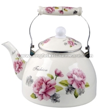 4L Porcelain Handle Enamel Kettle