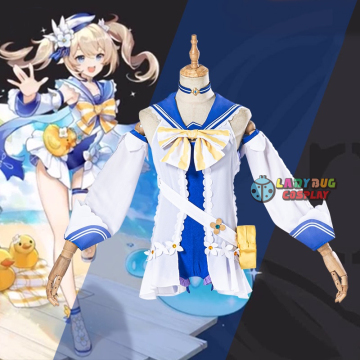 Genshin Impact Barbara Swimsuit Cosplay Costume