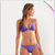 ginghan push up halter swimwear swimsuit