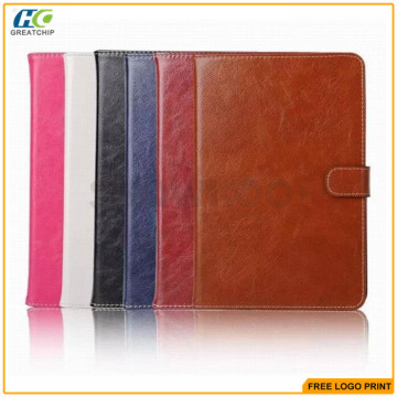 flip stand pu leather case for ipad mini4 wallet leather cover case