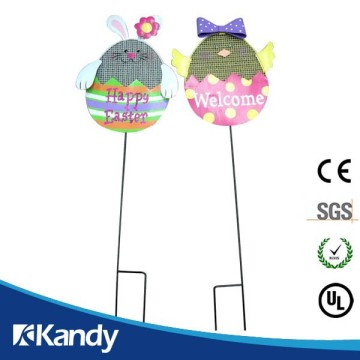 Easter Bunny animal decoration garden stakes