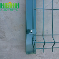 Luar Galvanized PVC pagar Panel bersalut