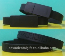 New Design USB Flash Drive Silicone Bracelets