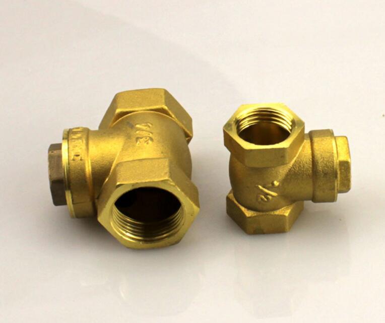 Brass Copper Horizontal Type check valve, non-returning valve for water pump