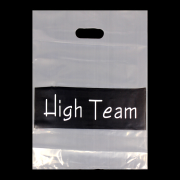 Die Cut Handle Recycle Plastic Bag