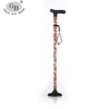 aluminum folding height adjustable wooden walking sticks canes