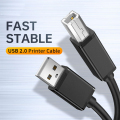 Kabel pencetak bersalut nikel 480Mbps USB 2.0