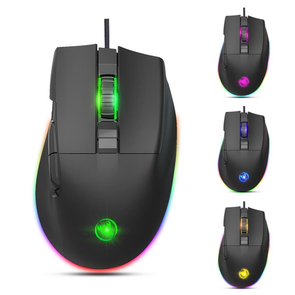 8-Key Wired Programmable Gaming Mouse