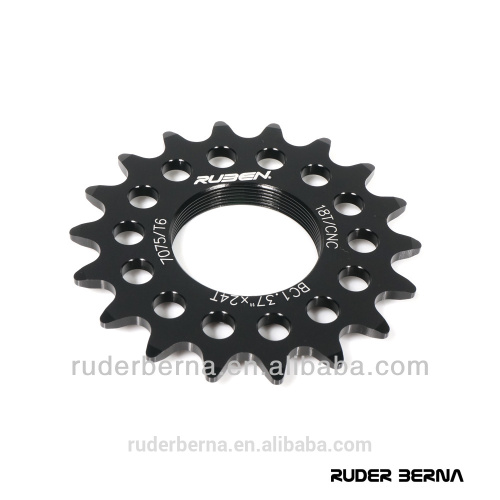 Ruder Berna Eightper Taiwan Made Fixed Gear Black COG