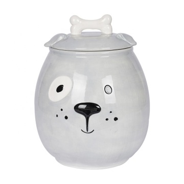 Pet Food Storage Container Ceramic Treat Jar