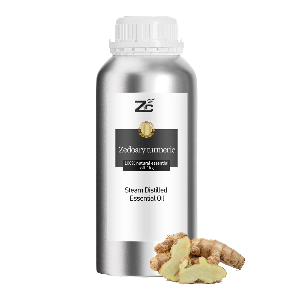 Huile essentielle de curcuma zédoaire naturel pur, huile à base de plantes Ezhu, échantillon sans huile de curcuma zédoary