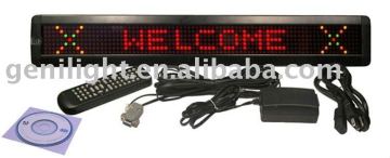 7*80 pixels Single Line LED Moving Sign LED Message Sign LED Moving Message Sign