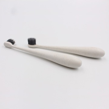 Simple Design Biodegradable Charcoal Toothbrush