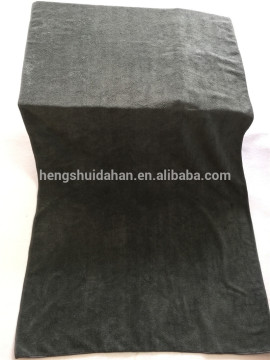 100% polyester plain color beach chair towel stripe beach towel