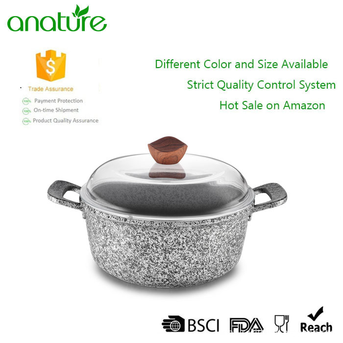 Granite Nonstick Coating Cooking Sauce Pot Cookware