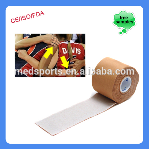 Skin Color Strong Zinc Oxide Adhesive Rayon Rigid Strapping Tape