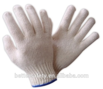 10-Guage cotton Yarn Knitted Protective Gloves en388