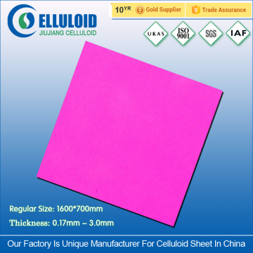 Mono color celluloid hard plastic sheet for guitar pick material