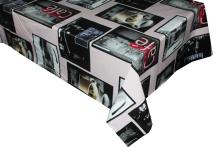 Pvc Printed fitted Foot Elastic  table covers