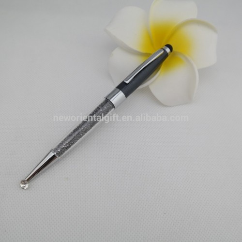 Metal Ball point Crystal Screen Touch Pens