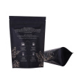 Heatseal genanvendelig Kraft Paper Food Grade Black Bag