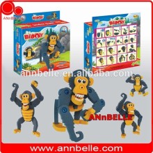 3D animal puzzle 3D puzzle DIY toy Monkey