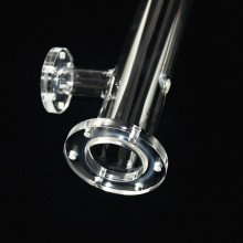 High Quality Customized Quartz Tube Welding Joint Flange, Glass Tube, Quartz Pipe