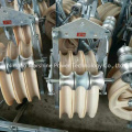 Five Wheels Conductor Pulleys Stringing Blocks