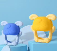 Cute Bunny Wrapped Wrist Silicone Teether