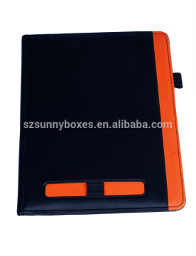 PU Material and Presentation Folder Type portfolio With Card Holder