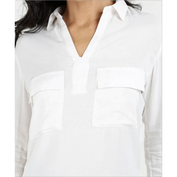 Новейшая блузка полезная деловая офисная женская рубашка