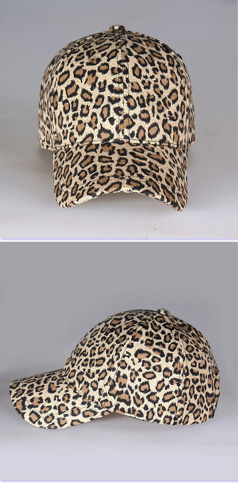 Leopard cap baseball cap man and woman (7)