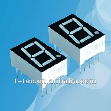 0.39" Single LED Digit , 1x digit , single dot, 24x10mm