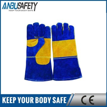Nitrile coated nylon industrial buffalo leather work gloves