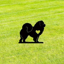 Ironwork Mini Dog Silhouette Lawn Decorations