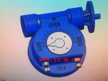 Stainless steel worm gear operator, valve actuator