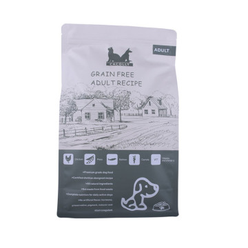 Sac de nourriture pour chiens de farine de repas aux céréales avec papier d&#39;aluminium