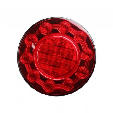 100% Waterproof 4" Round E4 LED Truck Bus Tail Lamps