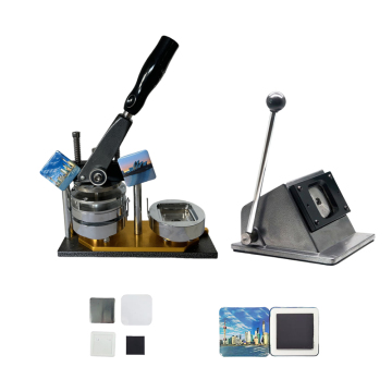 80X53mm Magnet Making Machine - Hand Press Fridge Magnet Manufacturing Equipment