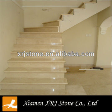 Spain Crema Marfil Marble Interior Stair Tread