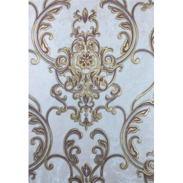 106 cm damask desen duvar kağıdı çiçek duvar kağıdı