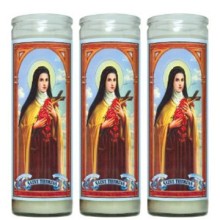 8 inches 7 day Sanctuary candles in Glass