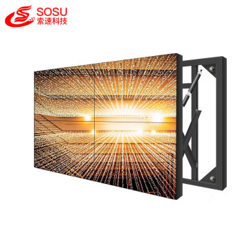 3D glasses free LCD video wall for advertising