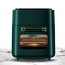 Junwei HK-1015: 360° Electric Oven with Touch Screen, 15L Capacity - Silver Crests - Perfect for Frying, Roasting and More