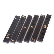 Wholesale Mosaic Black Wood Incense Burner Gift Box