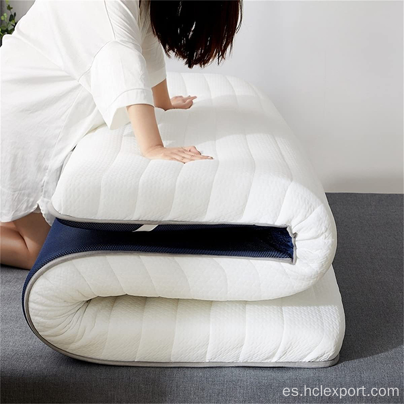 Duerme perfecto bien plegable colchón de espuma de compresa delgada