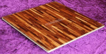 Strips Veneer Assembled Parquet Wooden Floor